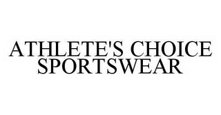 ATHLETE'S CHOICE SPORTSWEAR