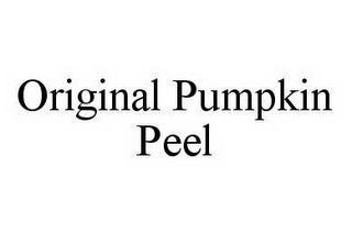 ORIGINAL PUMPKIN PEEL