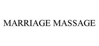 MARRIAGE MASSAGE