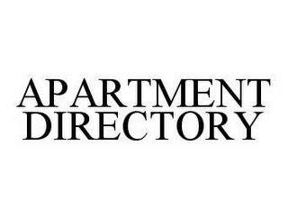 APARTMENT DIRECTORY