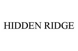 HIDDEN RIDGE