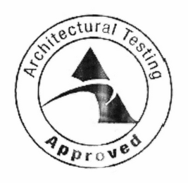 A ARCHITECTURAL TESTING APPROVED