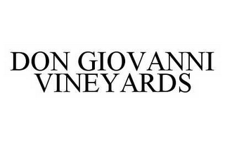 DON GIOVANNI VINEYARDS