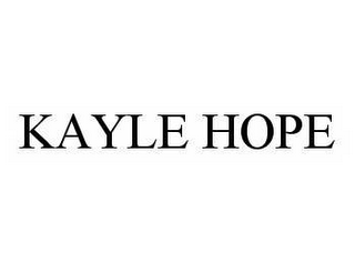 KAYLE HOPE