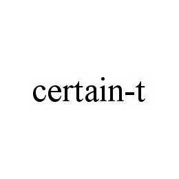 CERTAIN-T