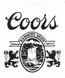 COORS BANQUET BEER SINCE 1873