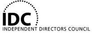 IDC INDEPENDENT DIRECTORS COUNCIL