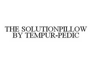 THE SOLUTIONPILLOW BY TEMPUR-PEDIC