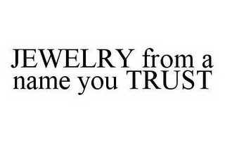 JEWELRY FROM A NAME YOU TRUST