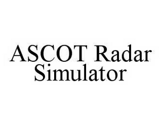 ASCOT RADAR SIMULATOR