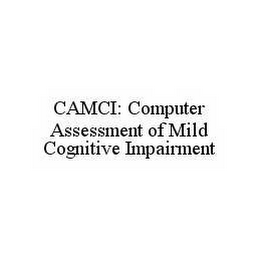 CAMCI: COMPUTER ASSESSMENT OF MILD COGNITIVE IMPAIRMENT