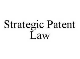 STRATEGIC PATENT LAW