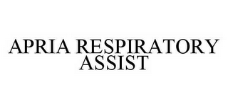 APRIA RESPIRATORY ASSIST