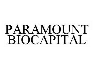 PARAMOUNT BIOCAPITAL