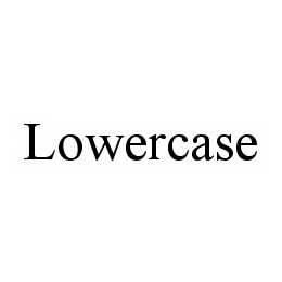 LOWERCASE