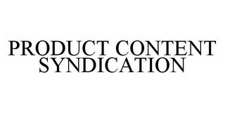 PRODUCT CONTENT SYNDICATION