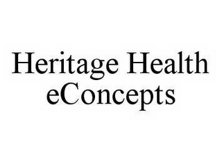 HERITAGE HEALTH ECONCEPTS