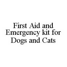 FIRST AID AND EMERGENCY KIT FOR DOGS AND CATS