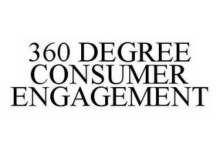 360 DEGREE CONSUMER ENGAGEMENT