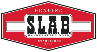 GENUINE S.L.A.B.  HANDCRAFTED SOAP ESTABLISHED 2004