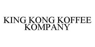 KING KONG KOFFEE KOMPANY