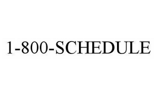 1-800-SCHEDULE