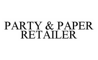 PARTY & PAPER RETAILER