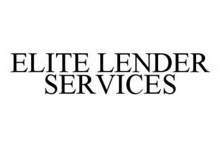 ELITE LENDER SERVICES