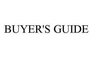 BUYER'S GUIDE