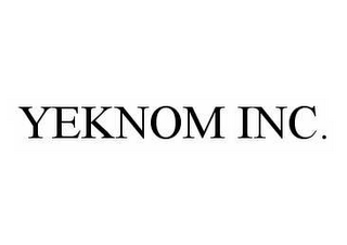 YEKNOM INC.