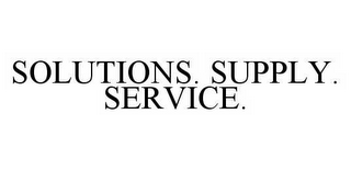 SOLUTIONS. SUPPLY. SERVICE.