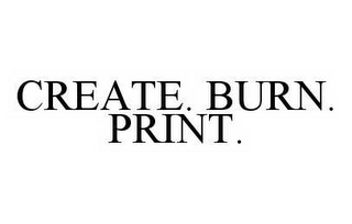 CREATE.  BURN.  PRINT.