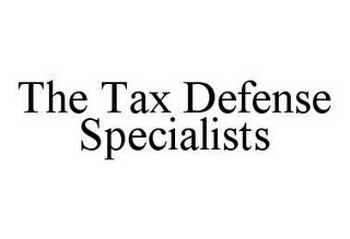 THE TAX DEFENSE SPECIALISTS