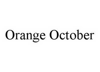 ORANGE OCTOBER