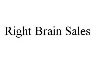 RIGHT BRAIN SALES