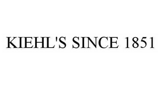 KIEHL'S SINCE 1851