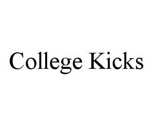 COLLEGE KICKS