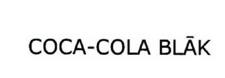 COCA-COLA BLÄK
