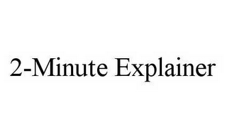 2-MINUTE EXPLAINER