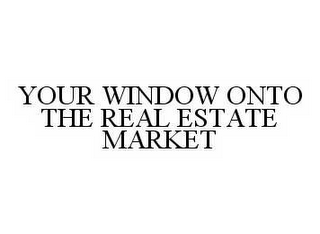 YOUR WINDOW ONTO THE REAL ESTATE MARKET