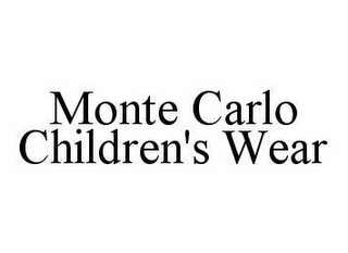 MONTE CARLO CHILDREN'S WEAR