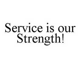 SERVICE IS OUR STRENGTH!