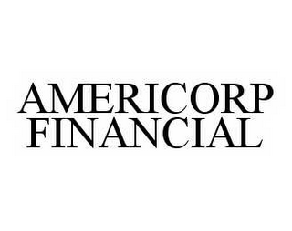 AMERICORP FINANCIAL