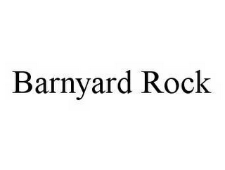 BARNYARD ROCK