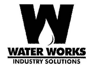 W WATER WORKS INDUSTRY SOLUTIONS