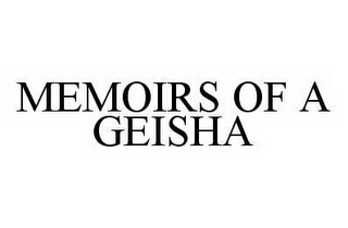 MEMOIRS OF A GEISHA