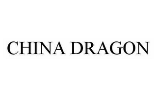 CHINA DRAGON