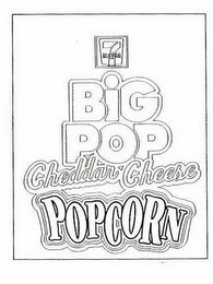 7-ELEVEN BIG POP CHEDDAR CHEESE POPCORN