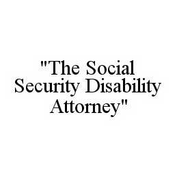 "THE SOCIAL SECURITY DISABILITY ATTORNEY"