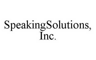 SPEAKINGSOLUTIONS, INC.